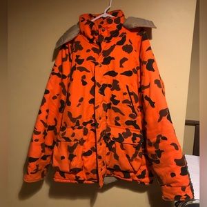 Orange Camo Men’s Xl Coat